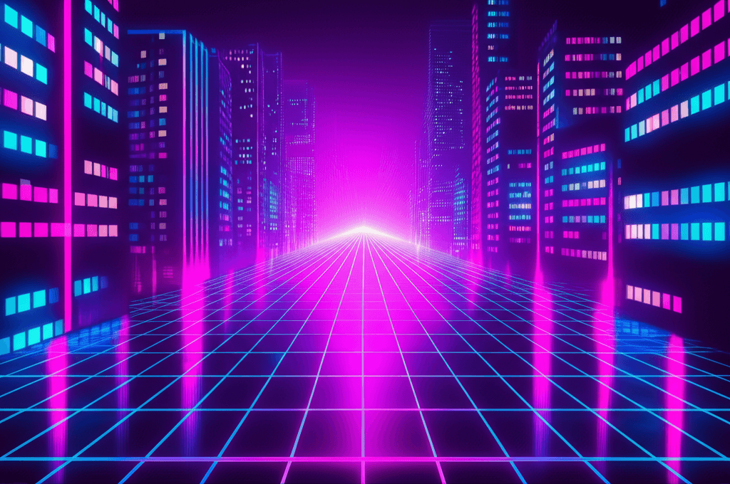 Neon Dreams in the Night 1