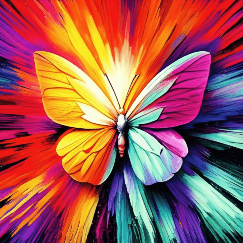 A Borboleta Colorida