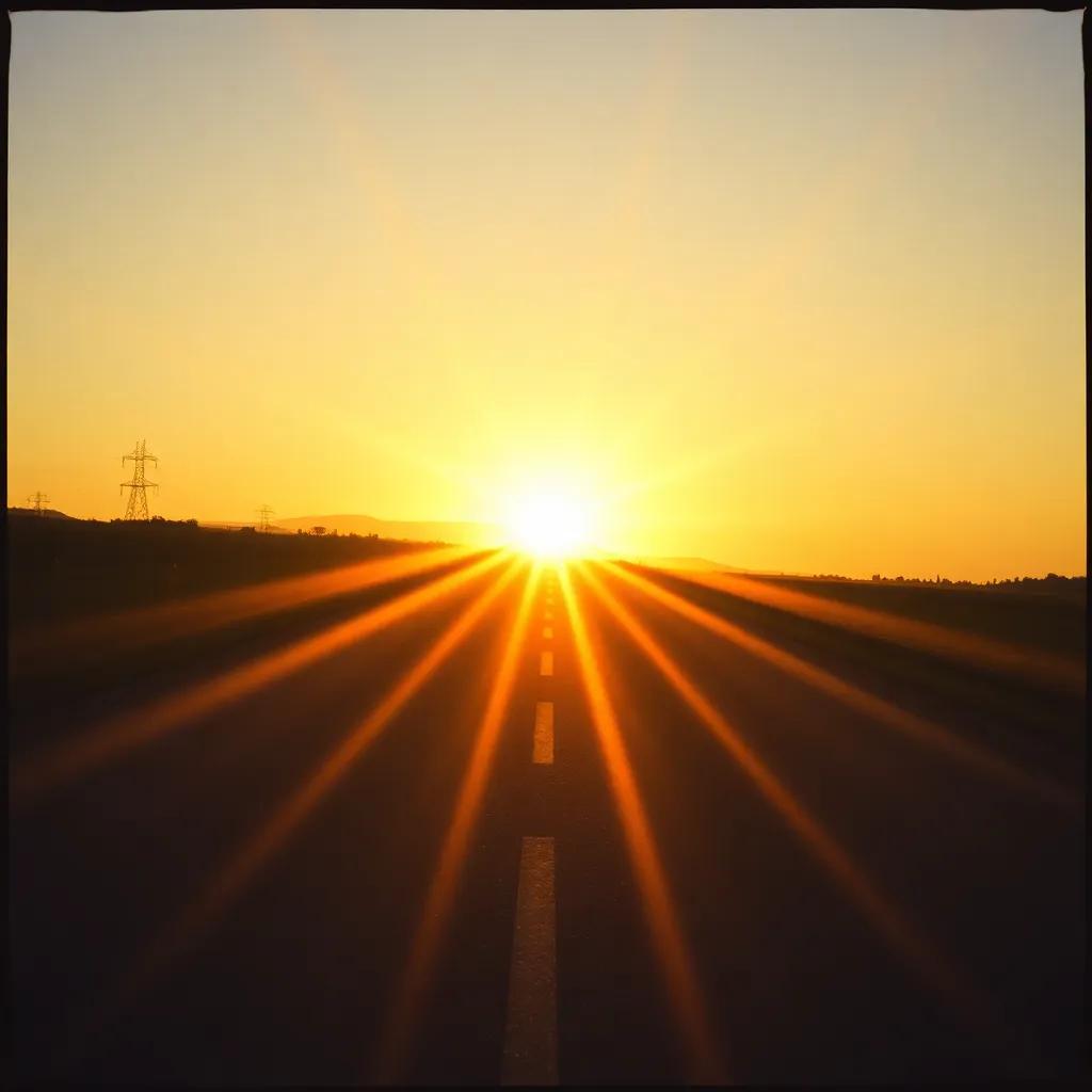 Sonnenfahrt ins Abendlicht 1