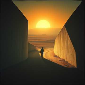 الطريق الترابي الوحيد