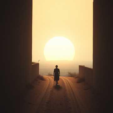 الطريق الترابي الوحيد