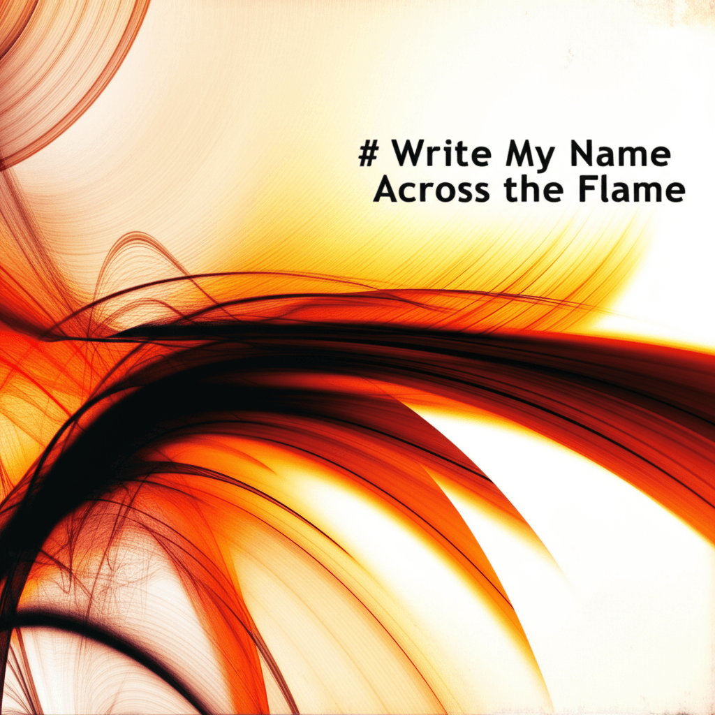 Write My Name Across the Flame 2