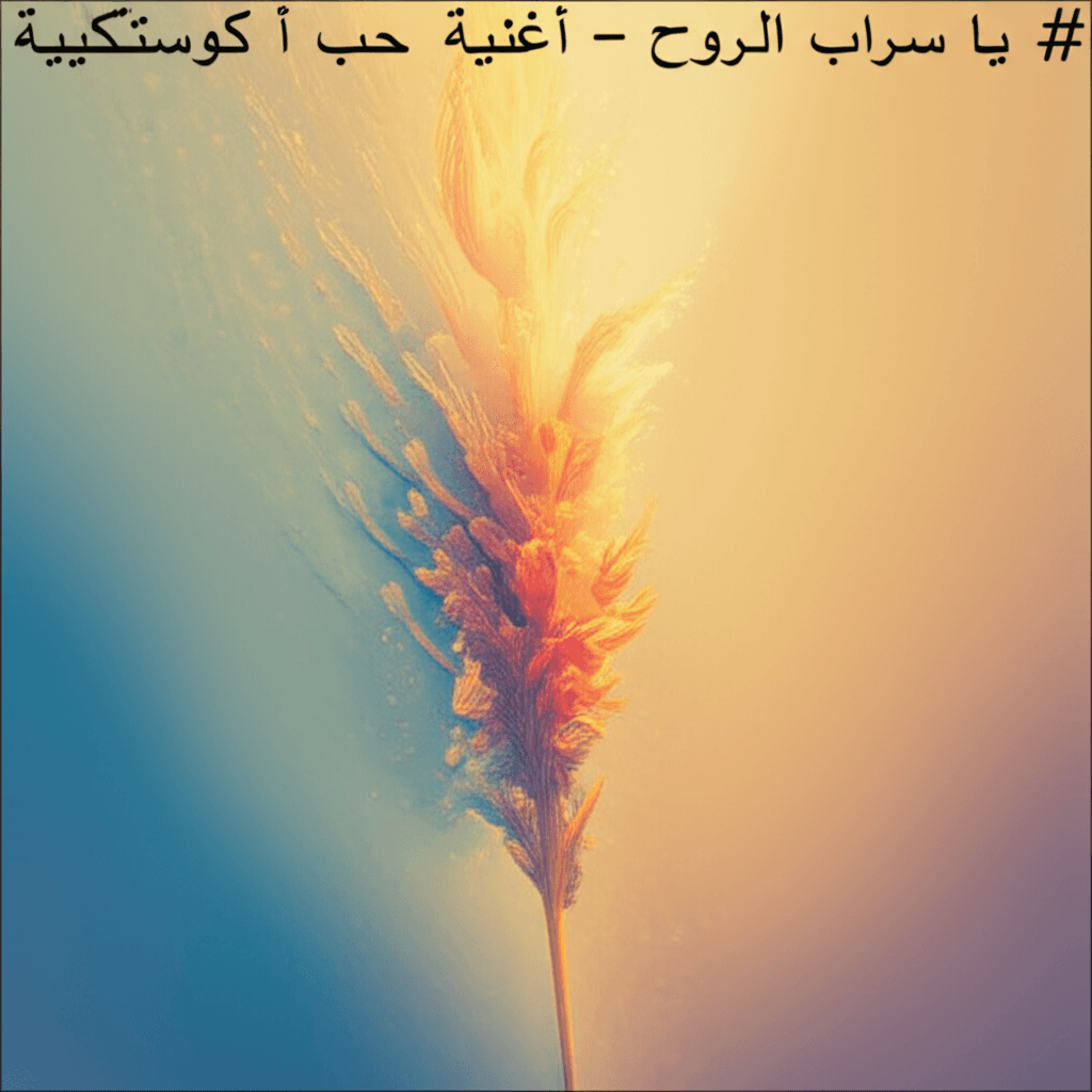 يا سراب الروح - أغنية حب أكوستيكية 1