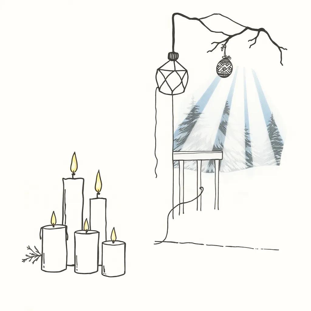 Porchlight on Christmas Night 2