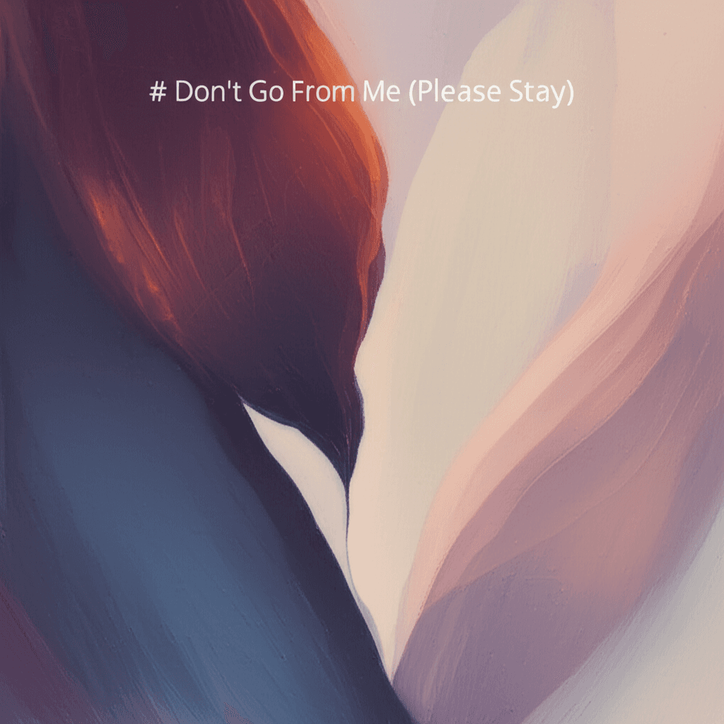 Don't Go From Me (Please Stay) 1