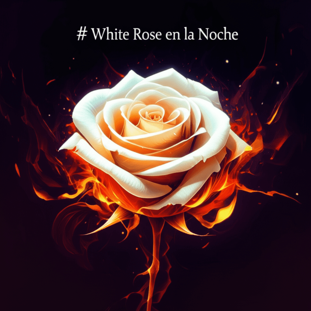 White Rose en la Noche 1