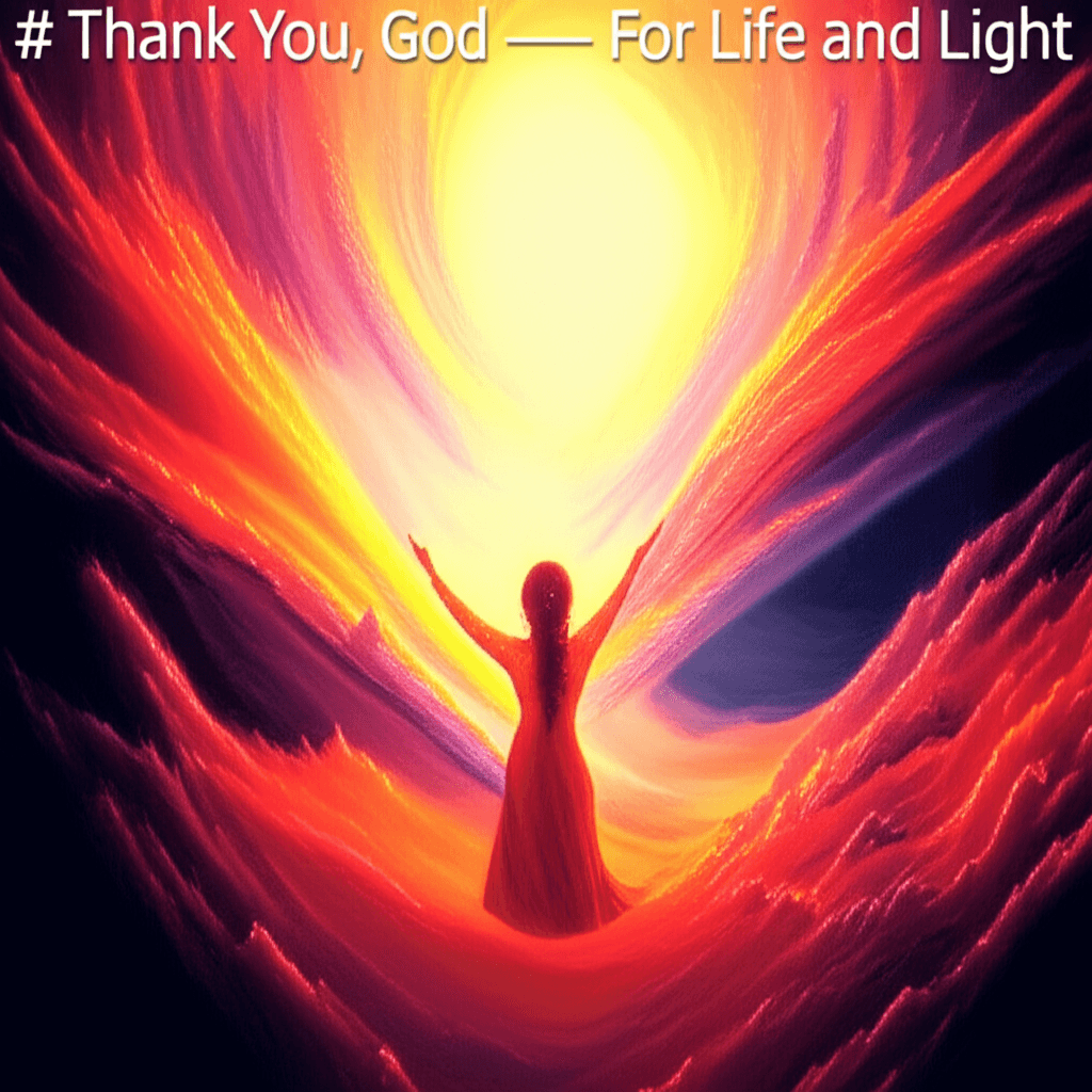Thank You, God — For Life and Light 2
