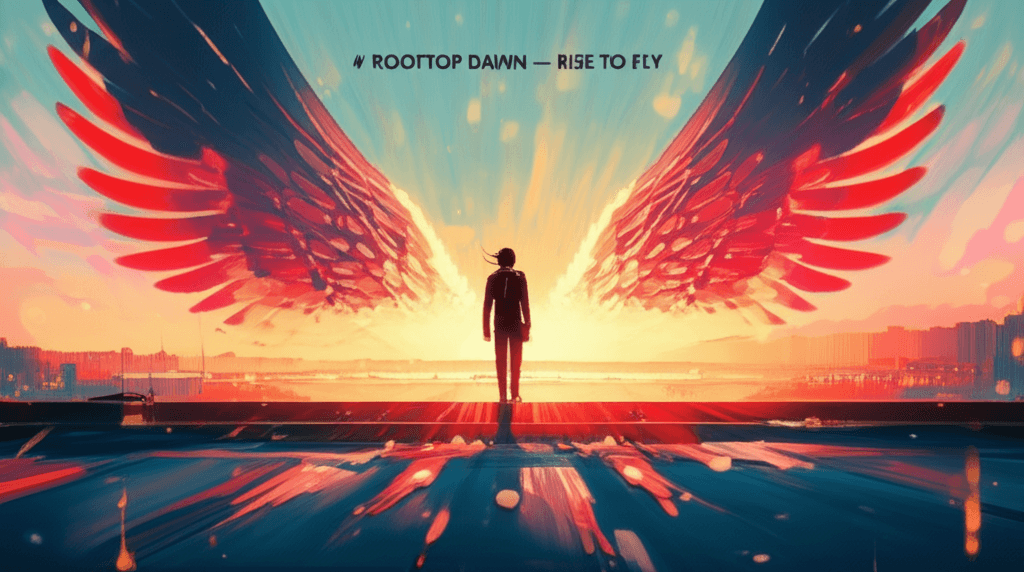 Rooftop Dawn — Rise to Fly