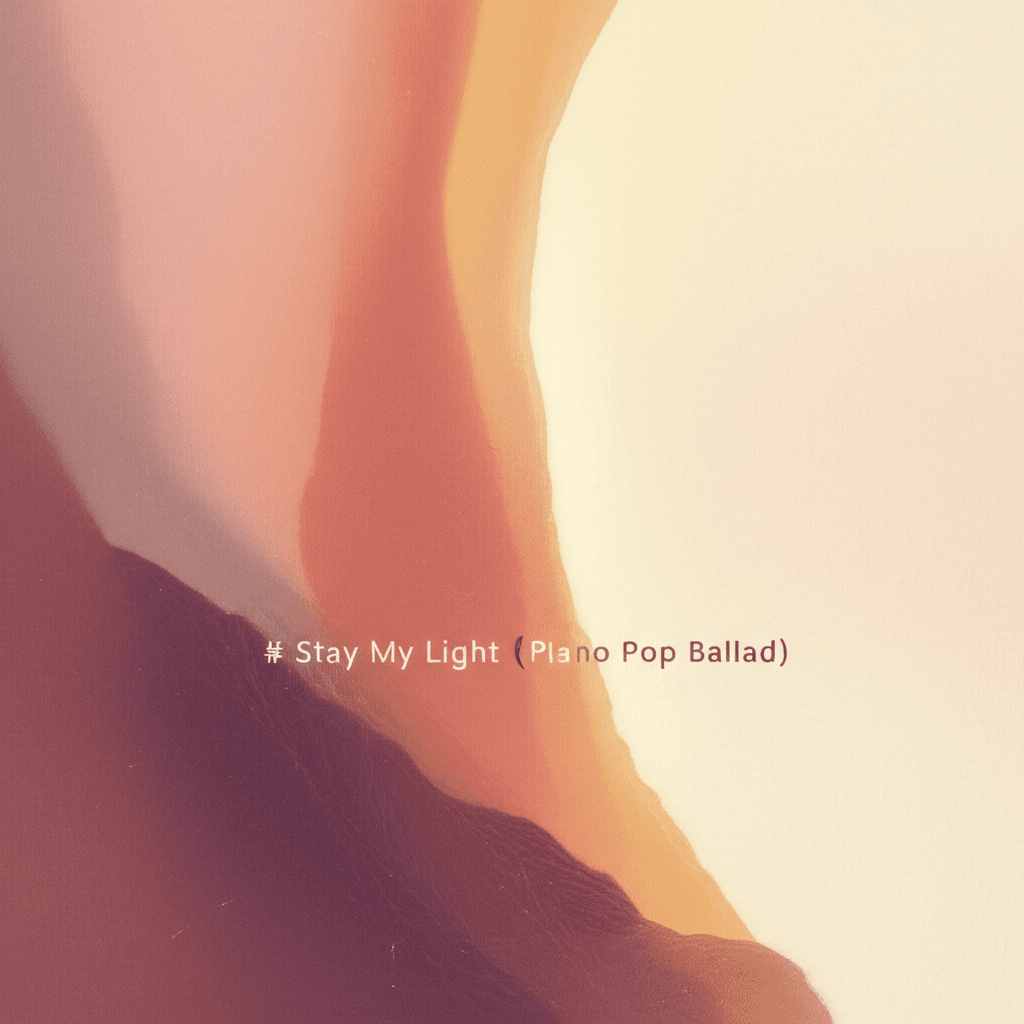 Stay My Light (Piano Pop Ballad) 1