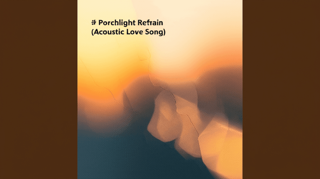 Porchlight Refrain (Acoustic Love Song)