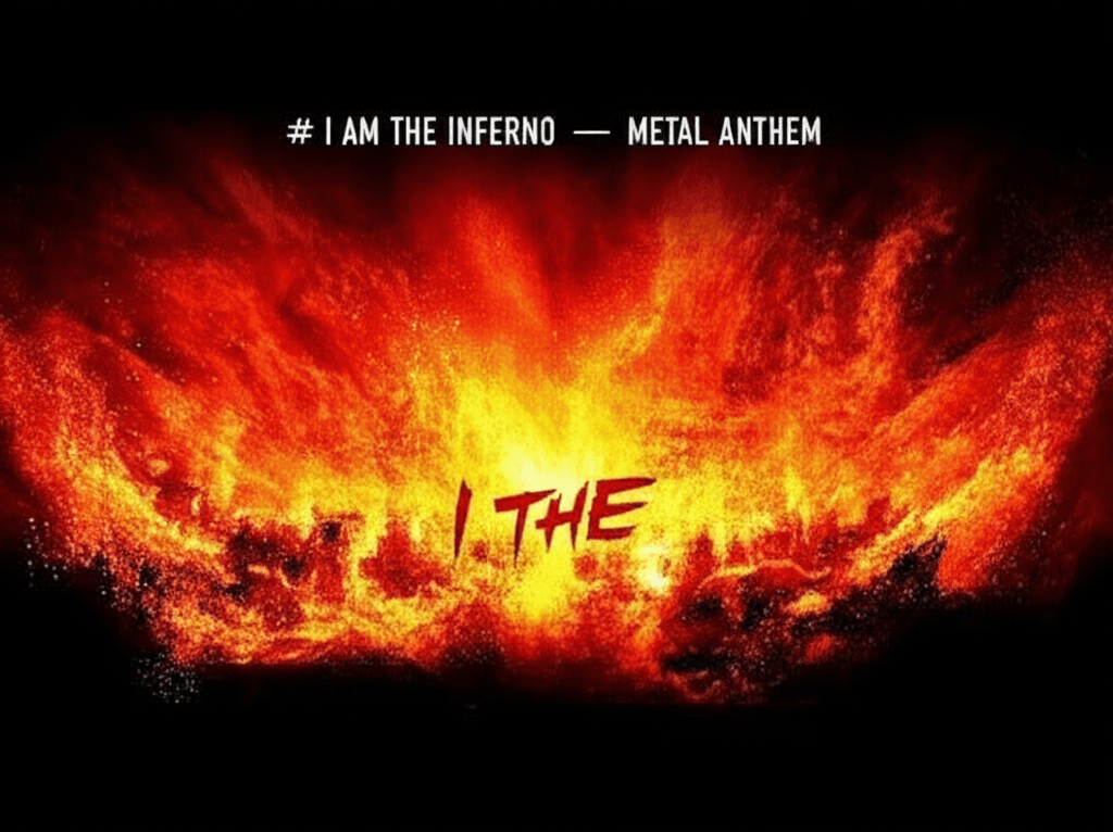 I Am The Inferno — Metal Anthem 1