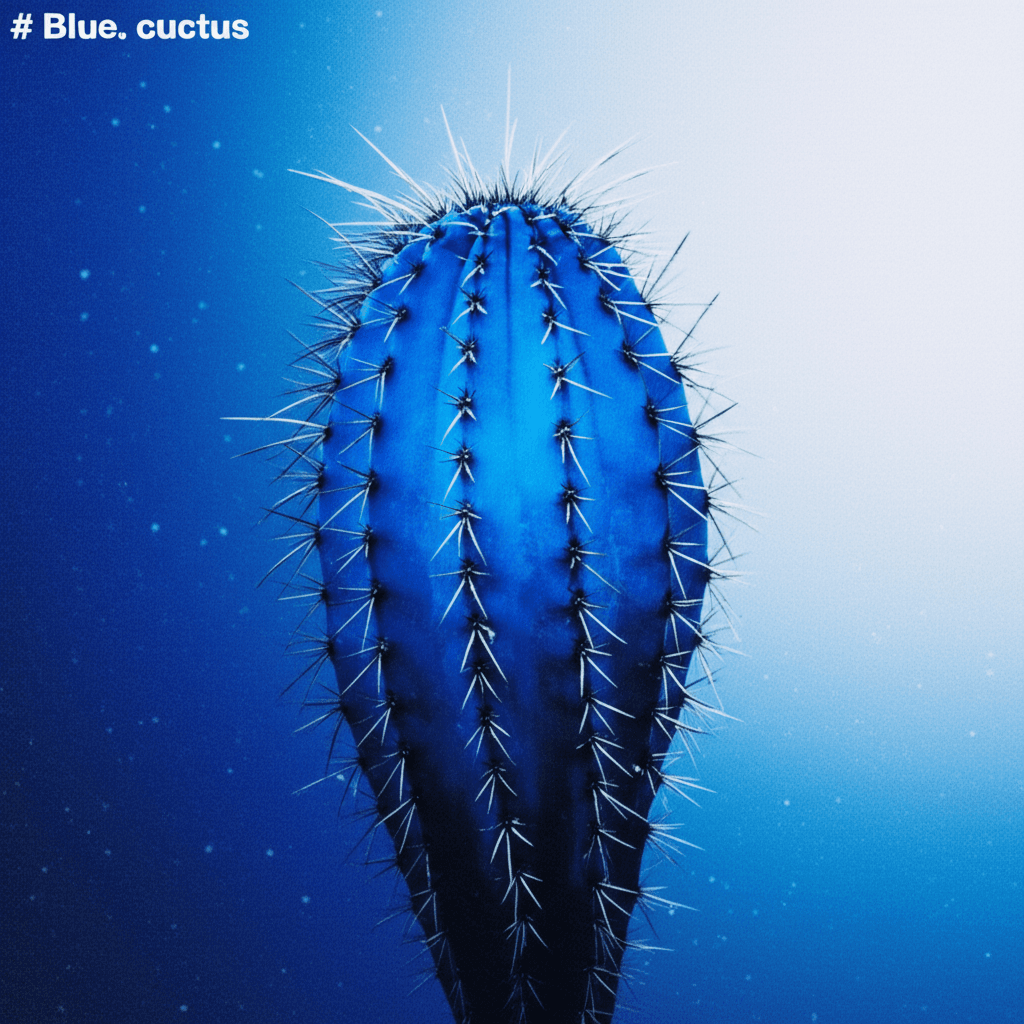 Blue. cuctus 1