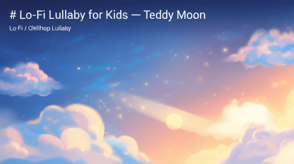Lo‑Fi Lullaby for Kids — Teddy Moon