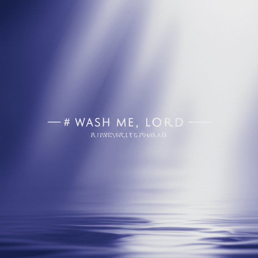 Wash Me, Lord — Repentance Ballad