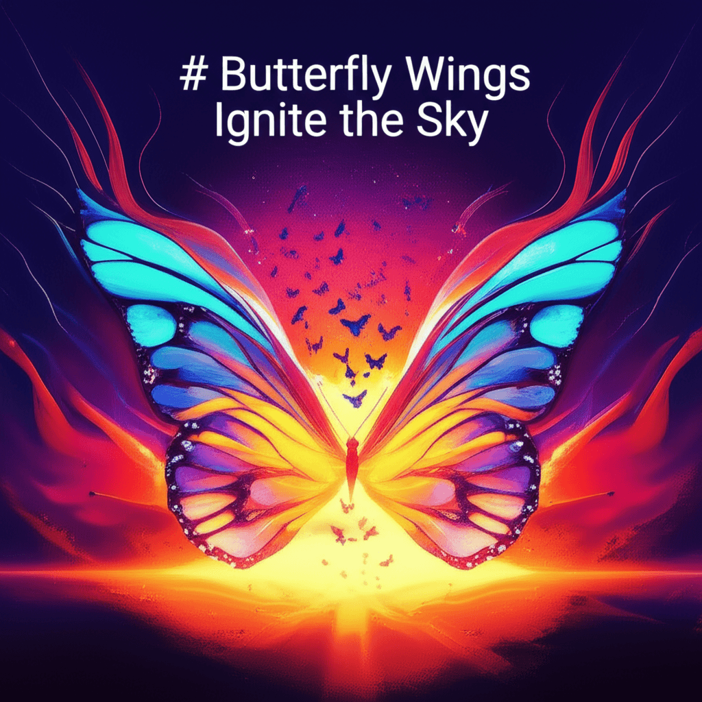 Butterfly Wings Ignite the Sky 2