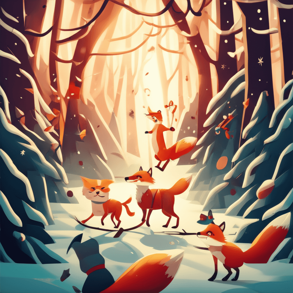 Líščie Vianoce pod stromčekom 1