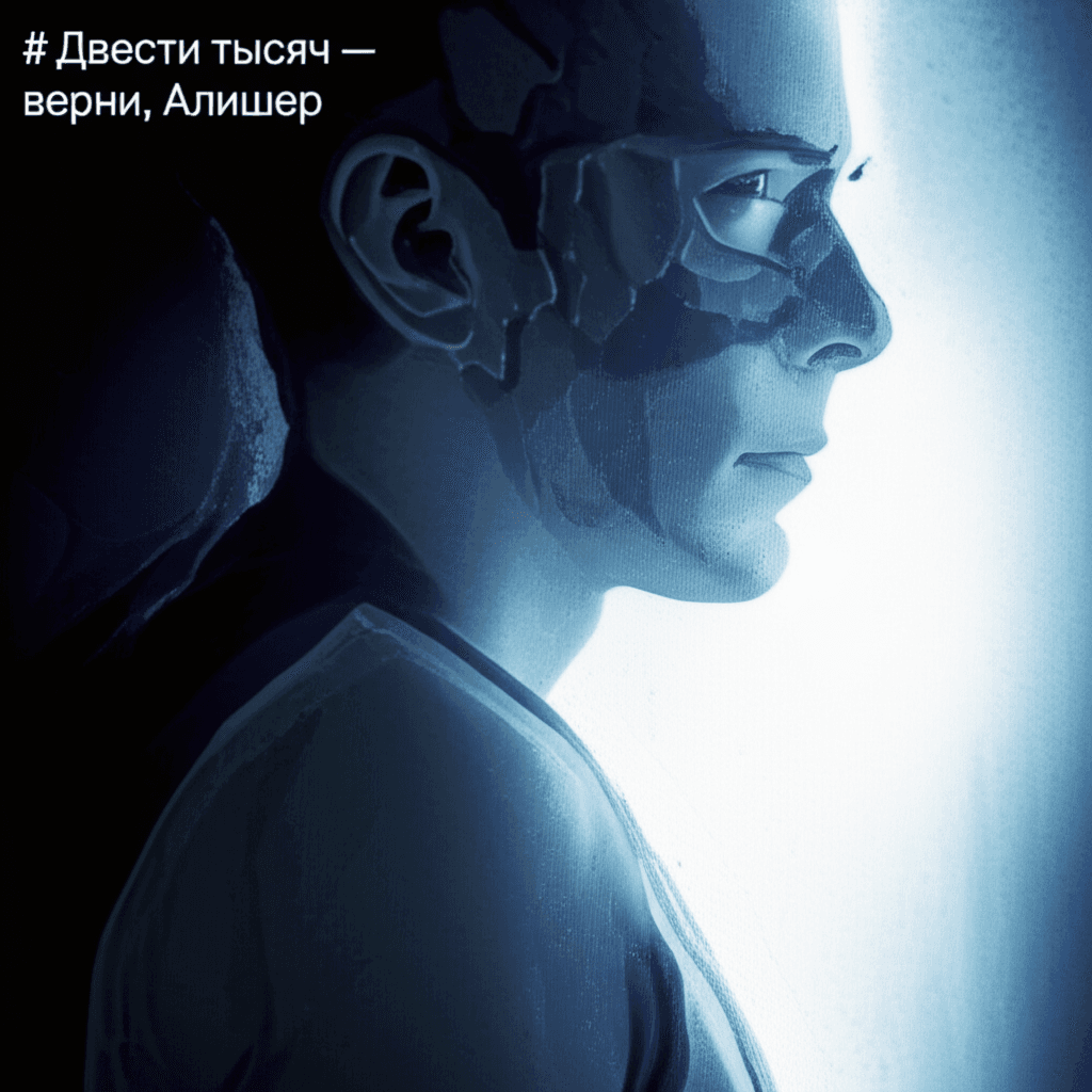 Двести тысяч — верни, Алишер 2