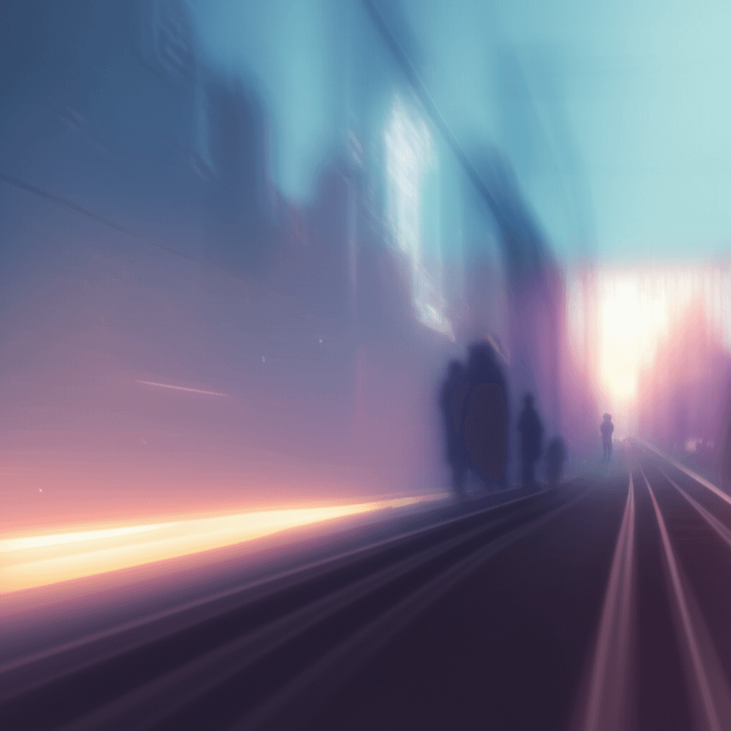 Platform at Dawn — Journey of the Heart