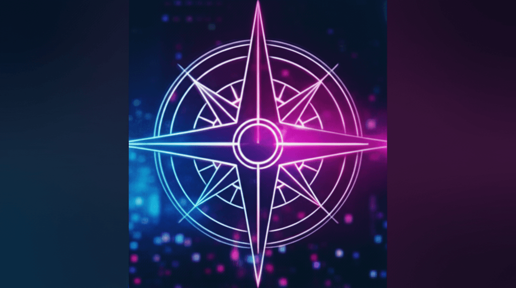 Neon Compass of the Heart 1