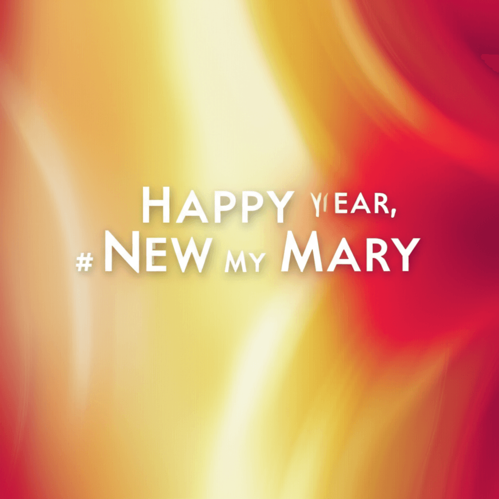 Happy New Year, My Mary