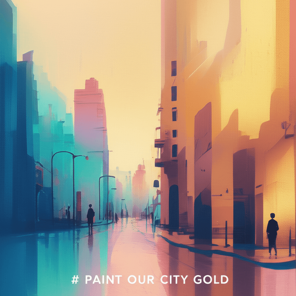 Paint Our City Gold 1