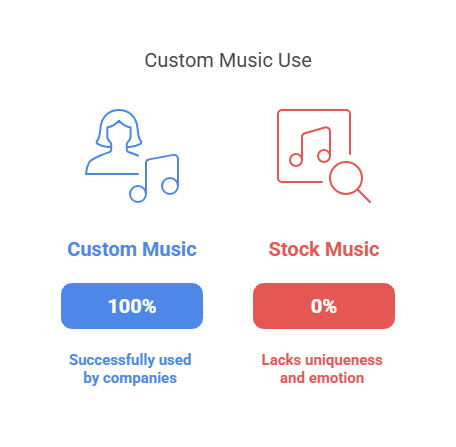 Custom music vs stock music comparison